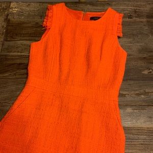 J Crew fitted coral dress 00